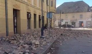 Разрушения и ужас в Хърватия