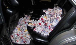 12 500 кутии цигари спипаха на Капитан Андреево