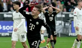 Байерн (Мюнхен) с осма поредна победа в Бундеслигата
