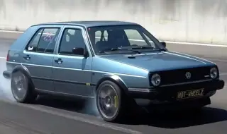 Свръхекстремен Volkswagen Golf 2 (ВИДЕО)