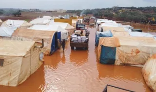Heavy rains in Syria kill five