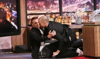 Скандал и бой в "Шоуто на Цитиридис" (ВИДЕО)