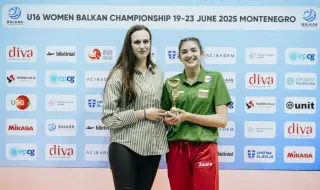 Йоана Ненчева е най-добрият играч на Балканиадата по волейбол за жени под 16 години