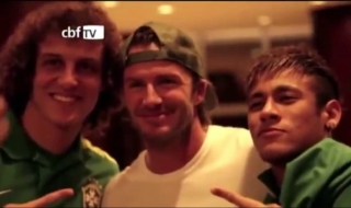 Неймар се снима с Бекъм в Маями (ВИДЕО)