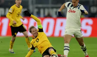 Борусия Дортмунд взе комфортна преднина над Аталанта в първия мач от 1/16-финалите на Шампионската лига