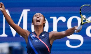 19-годишна тенисистка продължава с фурора на US Open