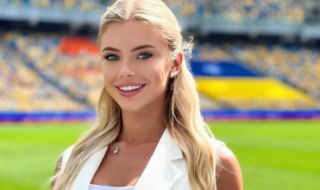Футболна съпруга и водеща в телевизията на Шахтьор Донецк загатна за мръснишко подсъзнание във фотосесия