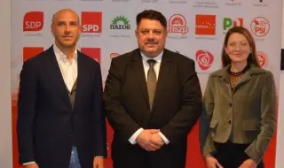 Атанас Зафиров и Цветелина Пенкова от Брюксел: „България ще е активен фактор в ЕС, а БСП – двигател на левите политики“