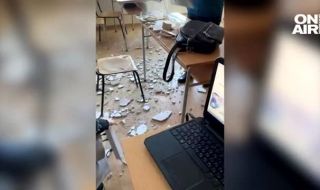 Мазилка падна върху ученик във видинско училище 