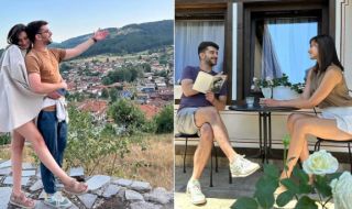 Сашо Кадиев заведе годеницата си на романтична почивка в Копривщица (СНИМКИ)