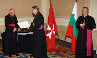 Великият магистър на Малтийския орден идва в България