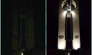 Паметникът Камбаните с ново осветление (ВИДЕО+СНИМКИ)