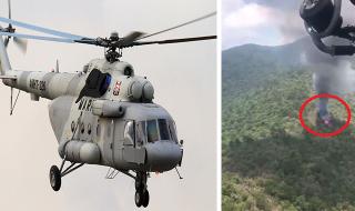 Хеликоптер се разби в Мексико, шестима души загинаха (ВИДЕО)
