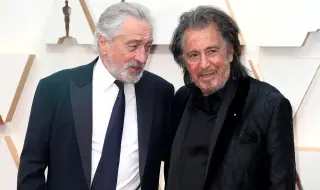 Робърт де Ниро и Ал Пачино празнуват 50 години приятелство (СНИМКИ+ВИДЕО)