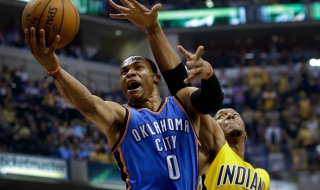 Уестбрук вкара 54 точки, но Оклахома загуби от Индиана