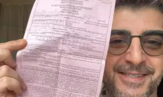 Глобиха Сашо Кадиев за пътно провинение - вози дъщеря си и снима ВИДЕО, докато шофира в дъжда