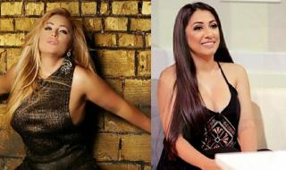 Роксана и Рени плачат