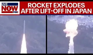 Японска ракета се взриви секунди след изстрелването от полигона ВИДЕО