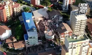 At least one dead and seven buried in Argentina hotel collapse VIDEO 