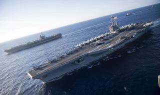 САЩ демонстрират бойна мощ в Персийския залив (ВИДЕО)