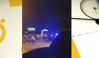 Блъснаха патрулка в София