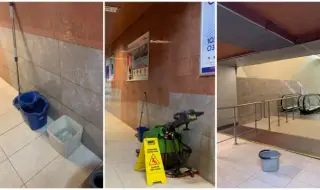 Светото тайнство: Метрото протече, без дори да вали