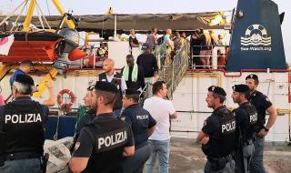 Италианската полиция арестува капитан на кораб
