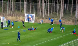 Левски проведе първа тренировка на турска земя, Сангаре се завърна