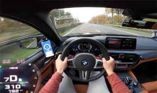 С пълна газ зад волана на обновеното BMW M5 Competition (ВИДЕО)