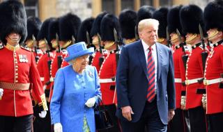 Кралицата: Тръмп съсипа тревата пред двореца
