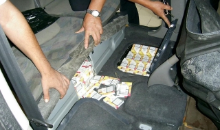 Рекорд за укрити цигари на Калотина