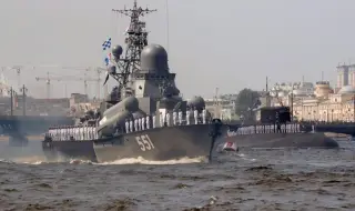 Срещу НАТО! Руските военноморски сили проведоха учение край бреговете на Калининград
