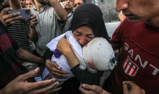 Many of the victims of yesterday's Israeli strike are women and children 