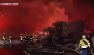 Над 50 автомобила участваха в тежка катастрофа на японска магистрала, загина възрастна жена ВИДЕО