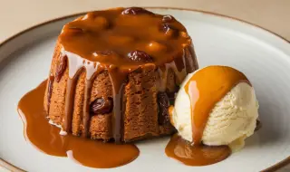 Лепкав тофи пудинг - класически британски десерт