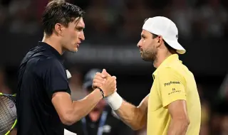 Григор Димитров отпадна от белгиец в Бризбън