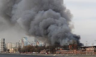 Разкритие! Пожарът в историческата сграда в Санкт Петербург може да е умишлен (ВИДЕО)