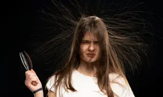 Как да се справим с наелектризираната коса през студените месеци