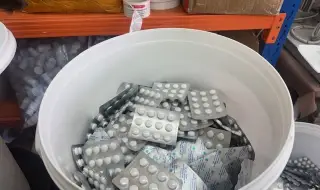 Разбиха фабрика за фалшиви лекарства в София