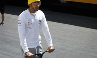 Хамилтън: Не се качвам често на кола