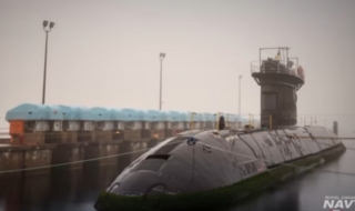 Как се паркира подводница? (видео)