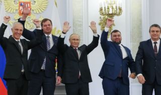 Партията на Путин спечели изборите в Донецка, Луганска, Херсонска и Запорожка област