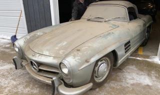 Неочаквано наследство от $1 млн: 44-годишен Mercedes, забравен в гараж