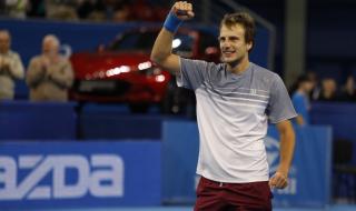 Квалификант спечели тенис титлата в София след драматичен финал