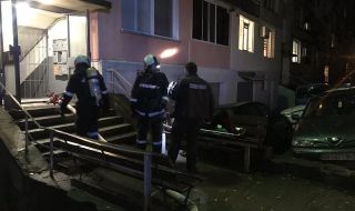 Пламна блок в София, има пострадал