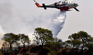 Пожарникар загина при катастрофа с хеликоптер