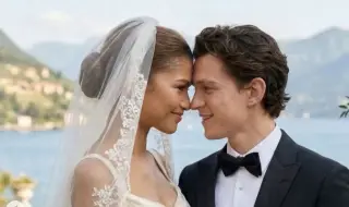 Истина или изкуствен интелект: Първи СНИМКИ от сватбата на Зендая и Том Холанд