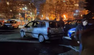 Задържаха мъж, помел девет коли на паркинг в София