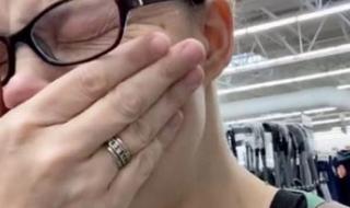 ВИДЕО с плачеща майка, в магазина, взриви мрежата