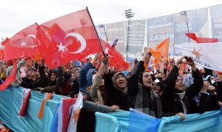 Ердоган проведе един от най-големите си предизборни митинги
